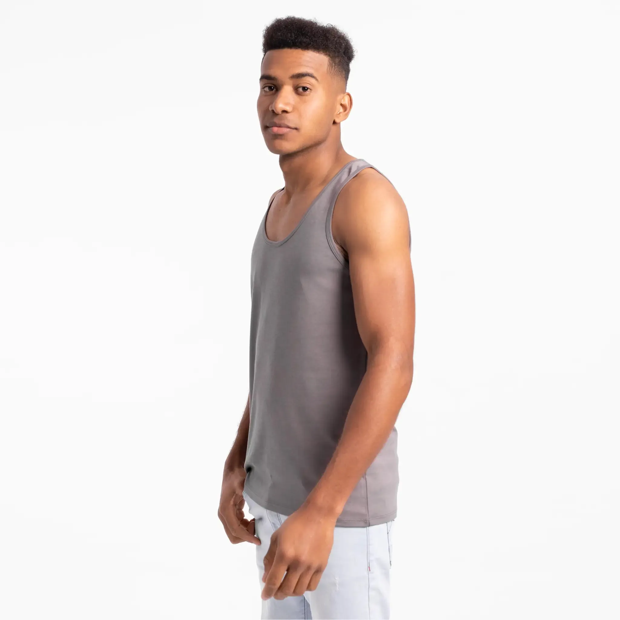 6 Pack - Men's Organic Pima Cotton Tank Tops