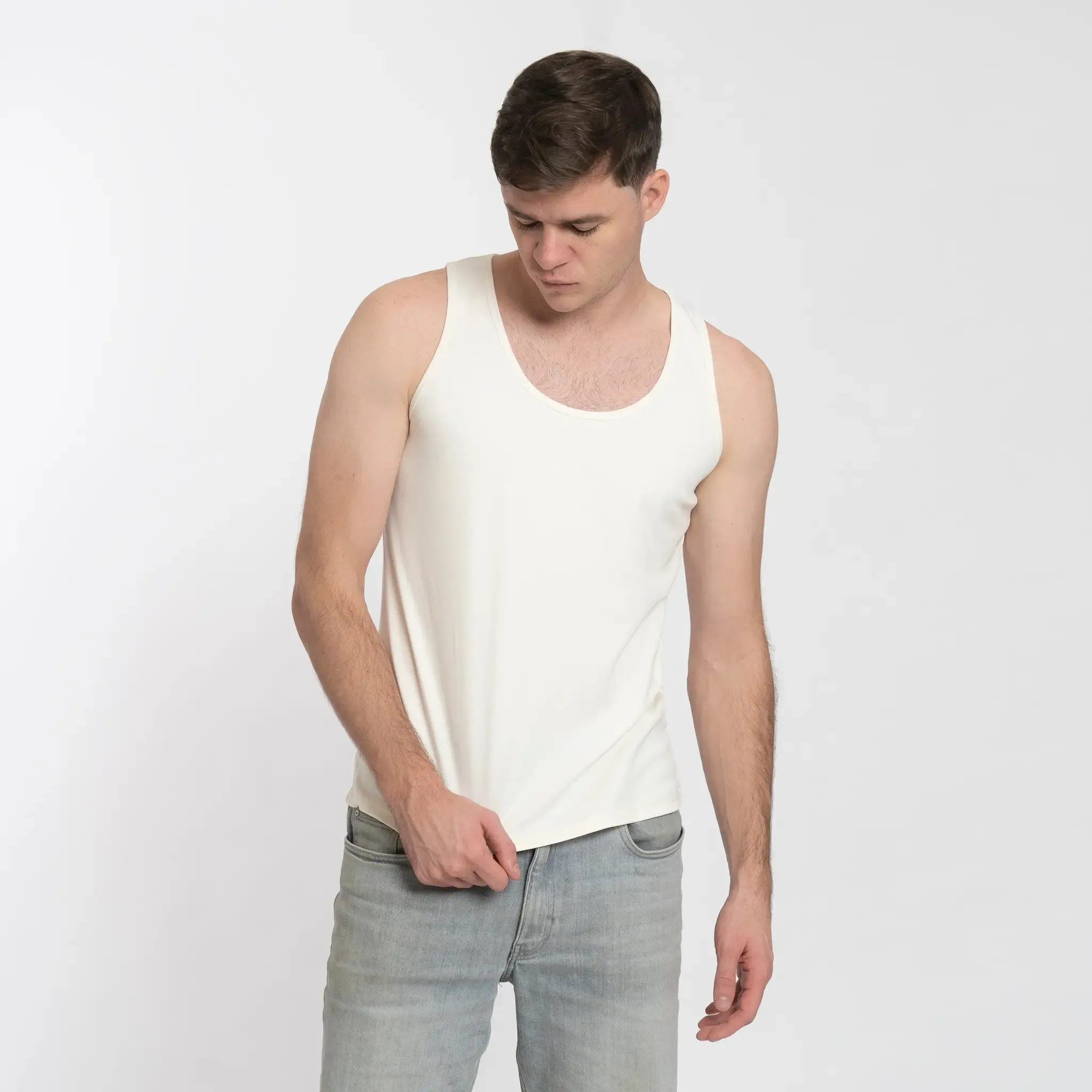 6 Pack - Men's Organic Pima Cotton Tank Tops