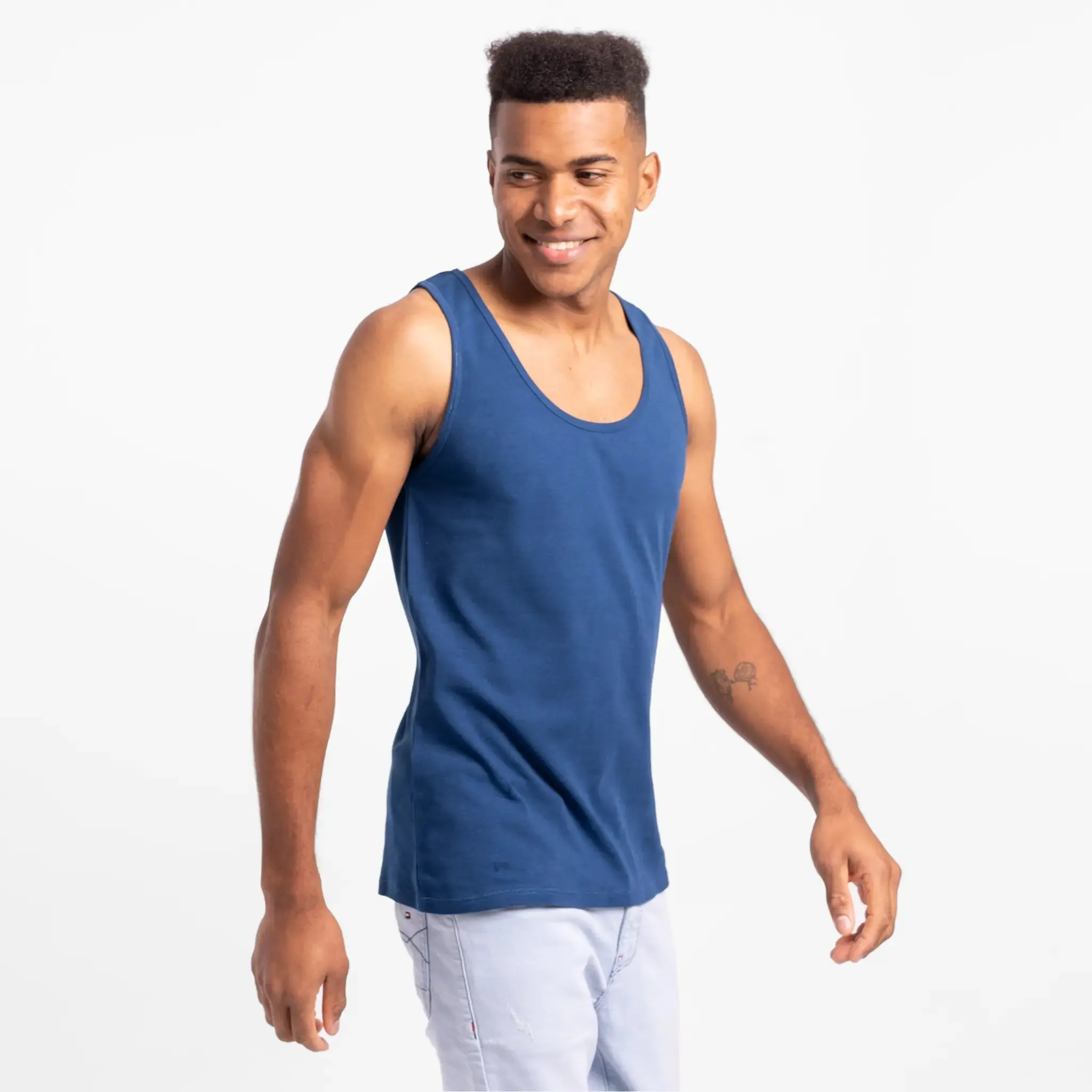 6 Pack - Men's Organic Pima Cotton Tank Tops