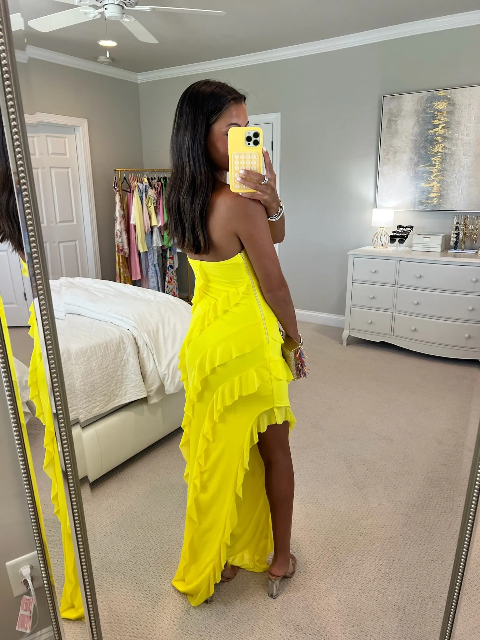 A Moment Dress - Vivid Yellow