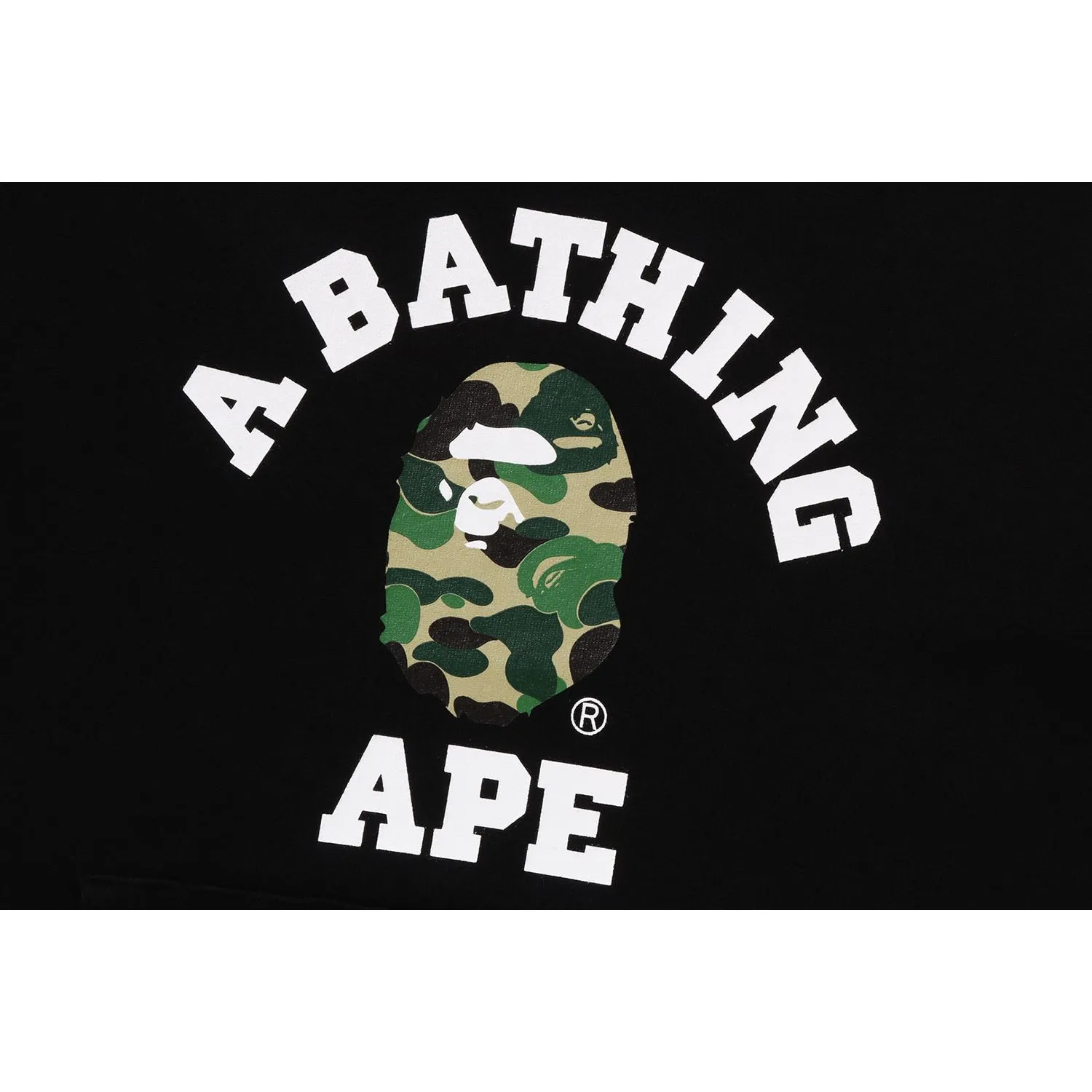 ABC CAMO COLLEGE ORGANIC COTTON PULLOVER HOODIE MENS