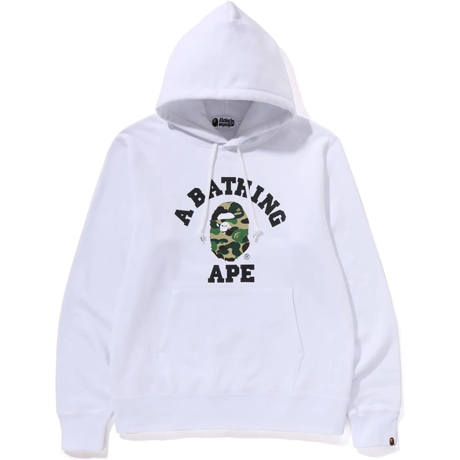 ABC CAMO COLLEGE ORGANIC COTTON PULLOVER HOODIE MENS