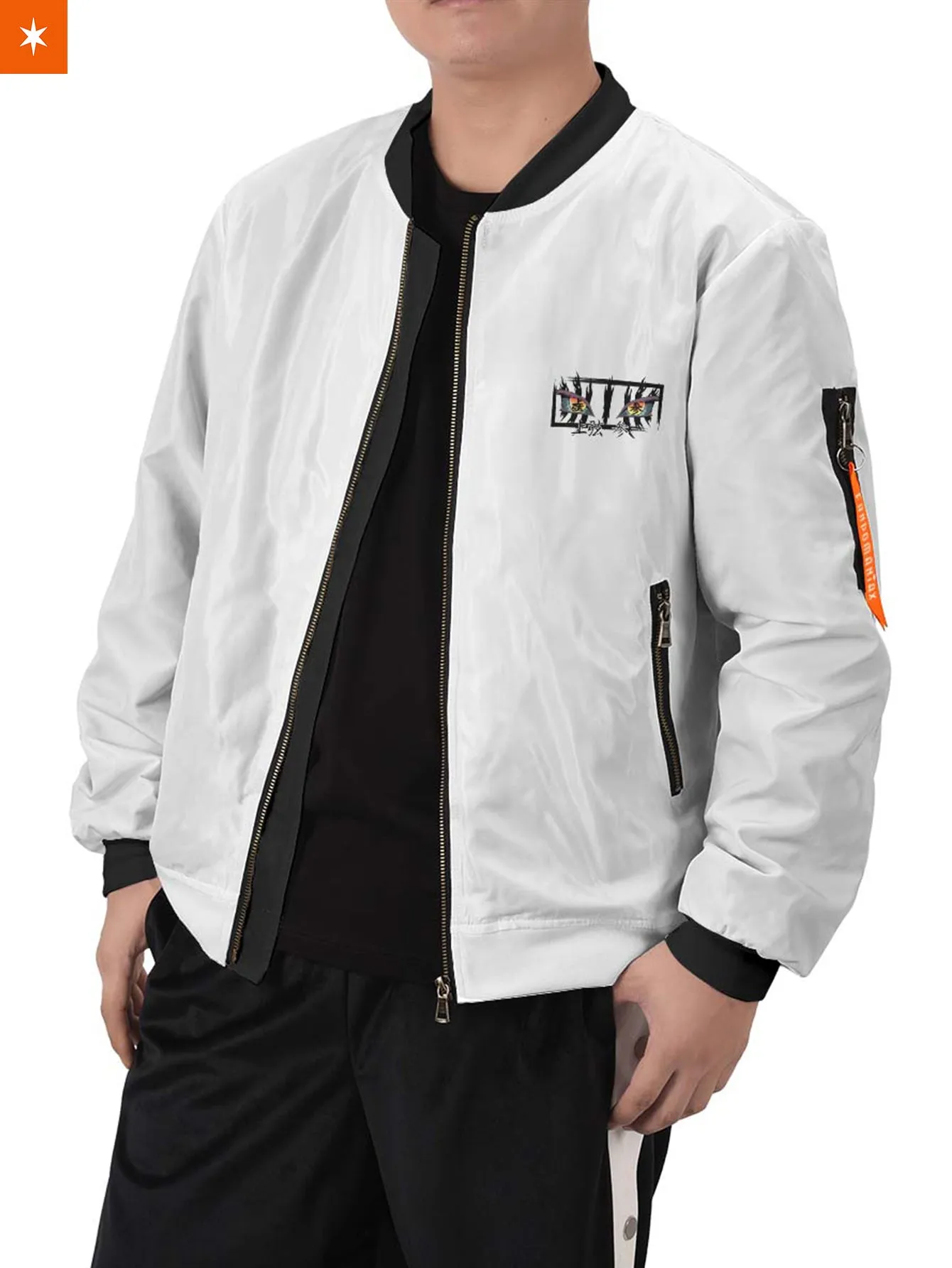 Akaza B&W Bomber Jacket