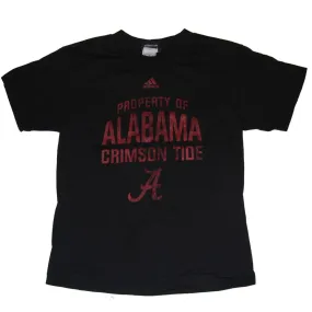 Alabama Crimson Tide Adidas Youth Black Property of Alabama T-Shirt (M)