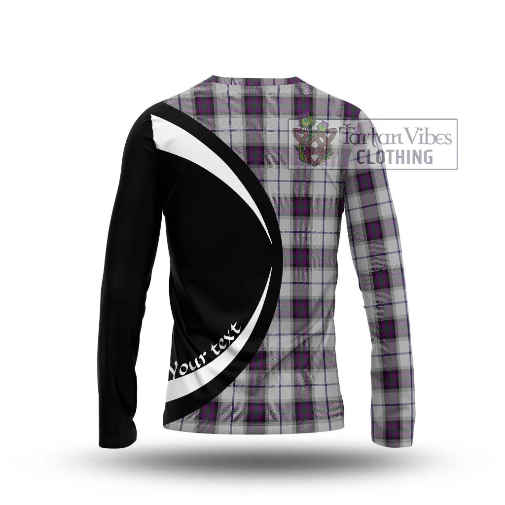 Alexander of Menstry Dress Tartan Long Sleeve T-Shirt with Family Crest Circle Style