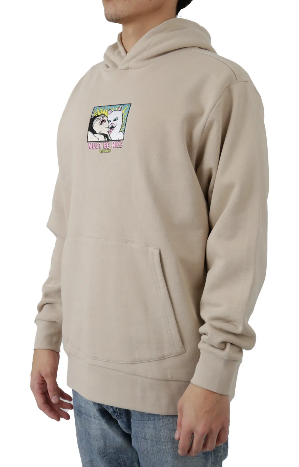 Almond Lady Friend Pullover Hoodie by RIPNDIP