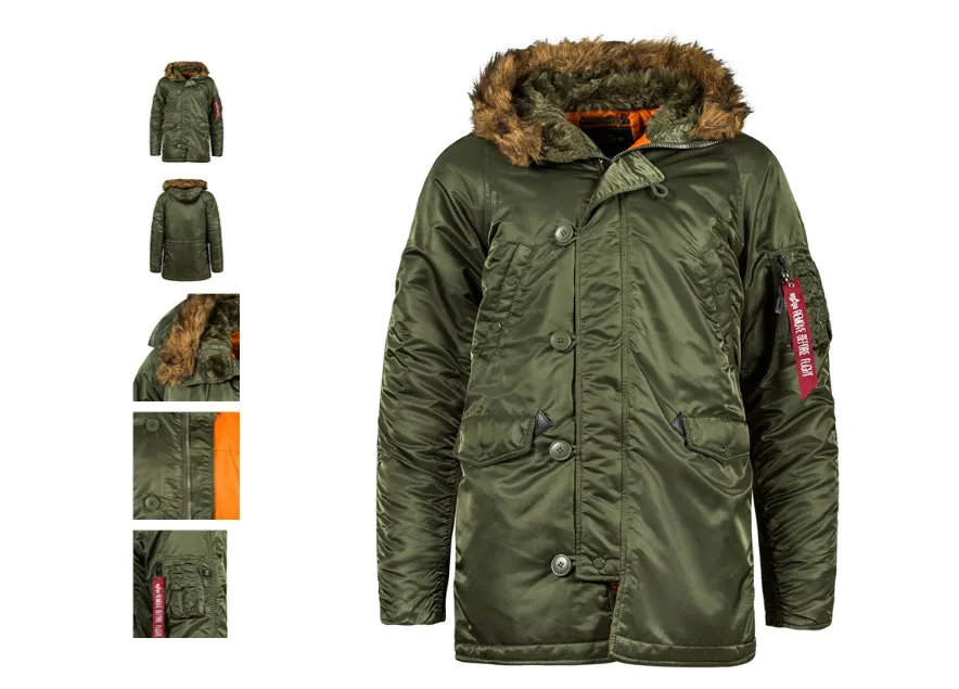 Alpha Industries Slim Fit N-3B Parka