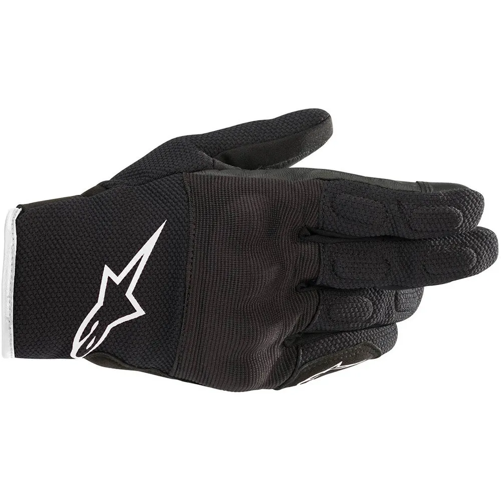 Alpinestars Stella S Max Drystar Motorcycle Gloves Black White