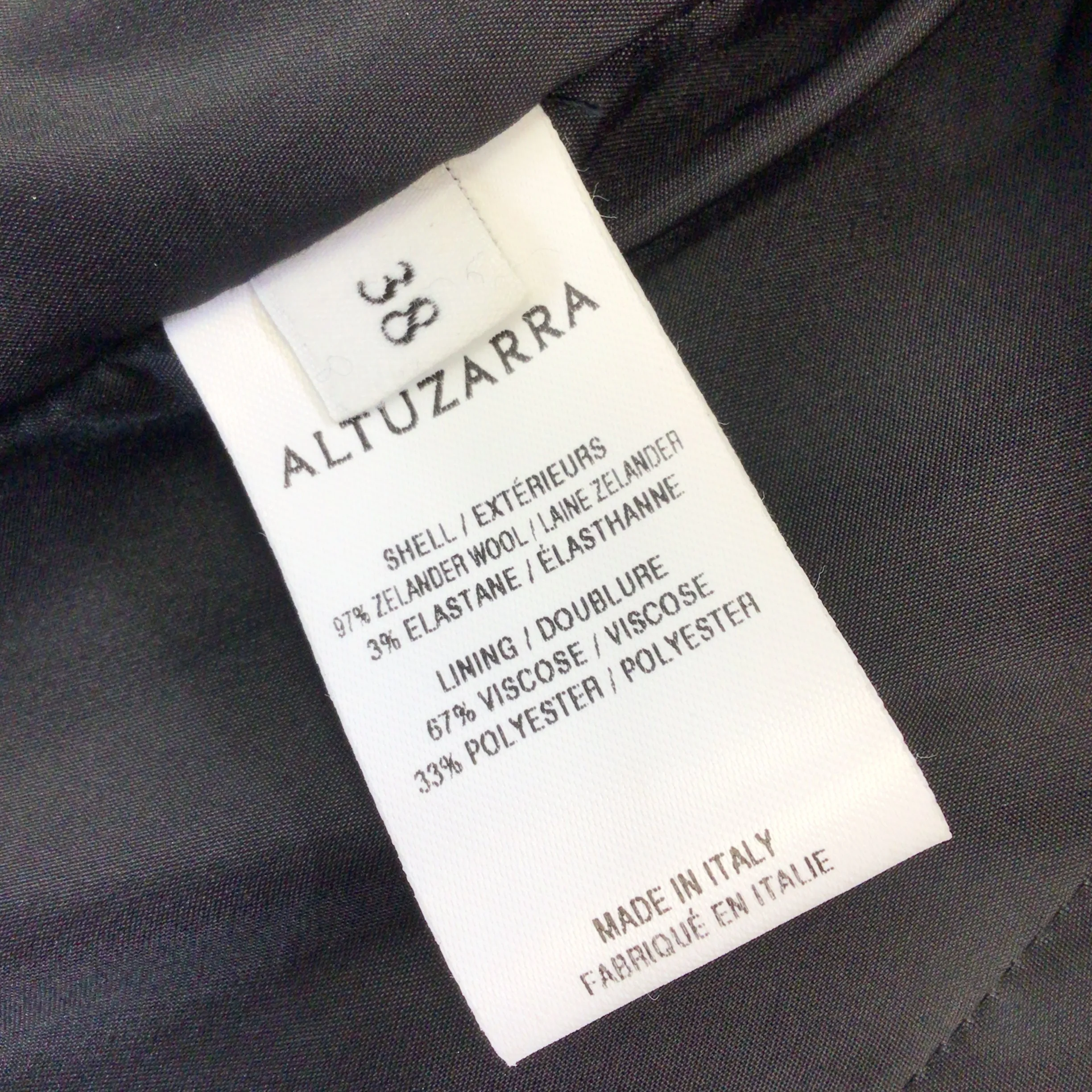 Altuzarra Grey Octopian Shearling Wool Jacket