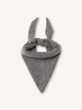 Alva Bandana in Grey Pure Wool