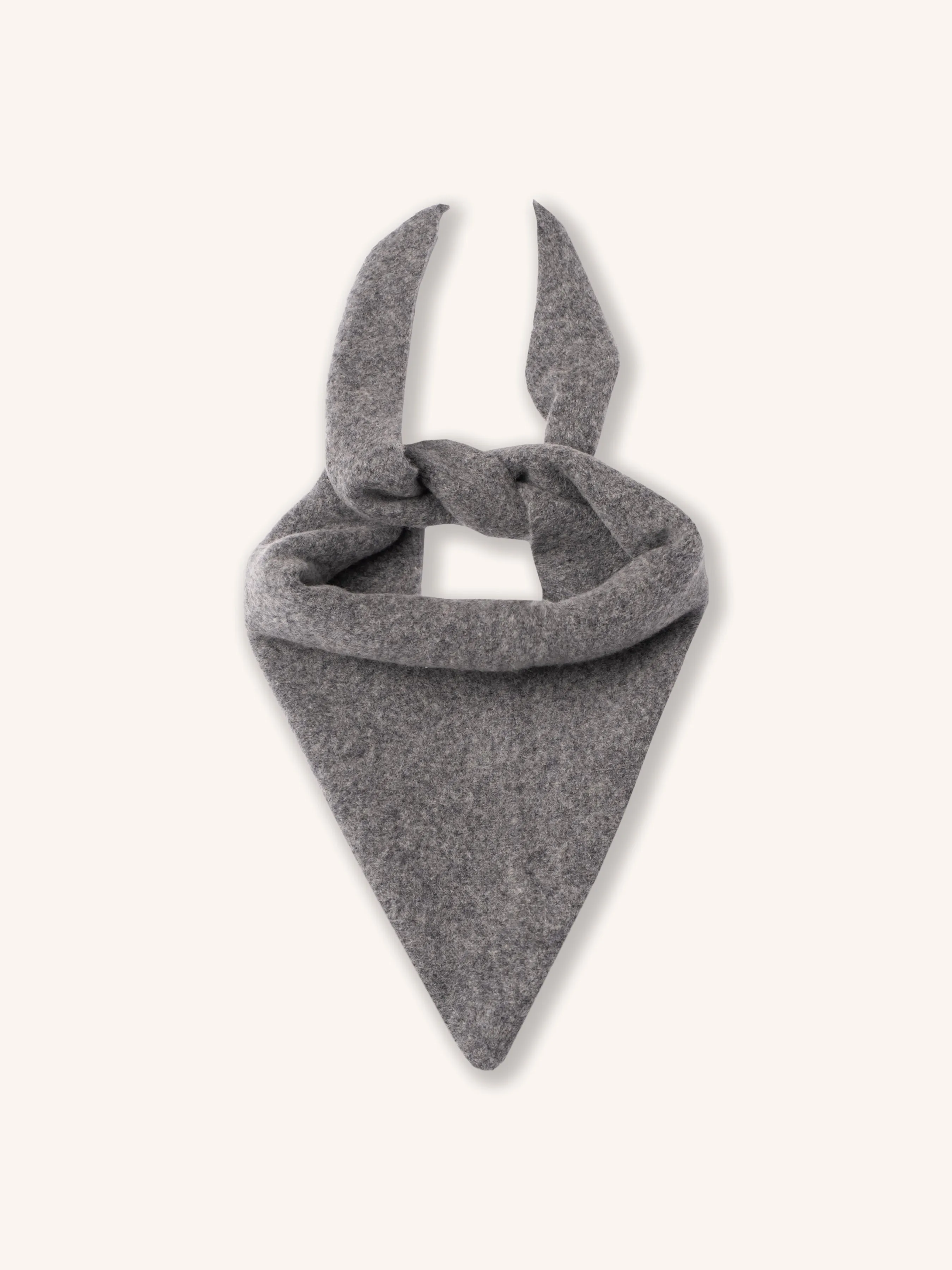 Alva Bandana in Grey Pure Wool