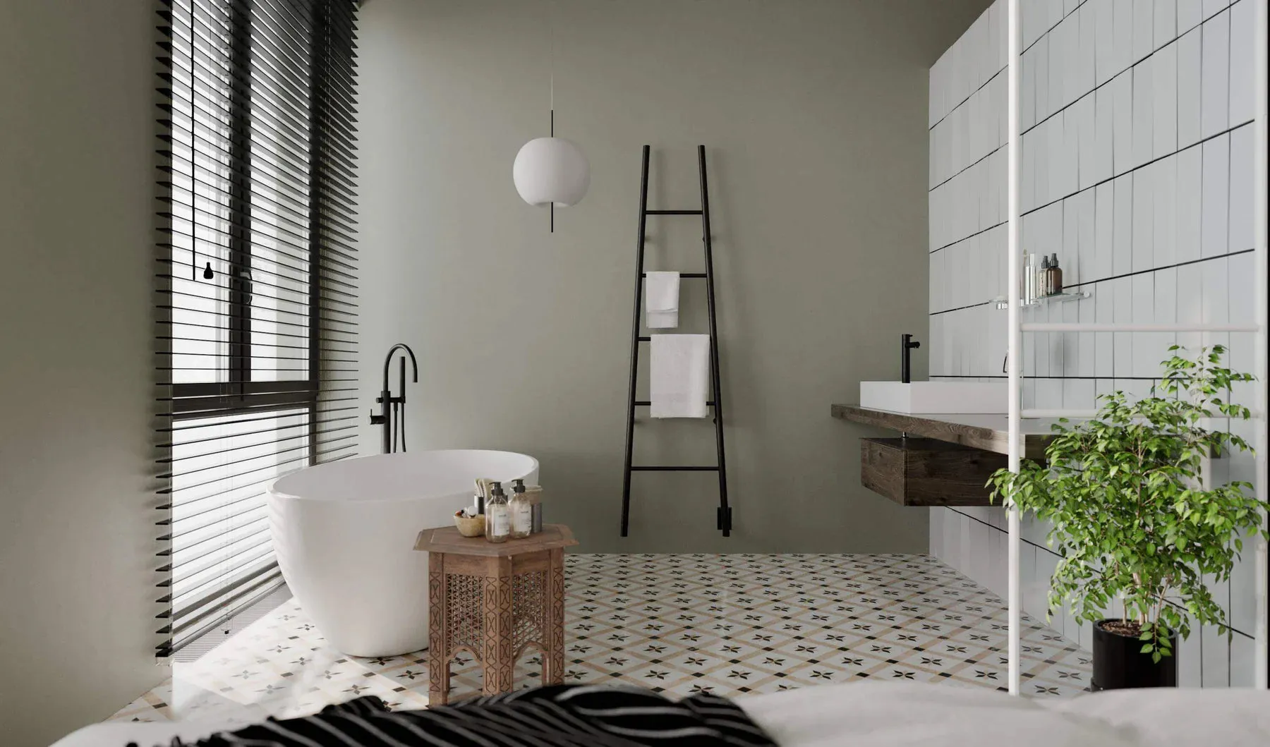 Amba - Jeeves Collection - Model A Ladder Towel Warmer