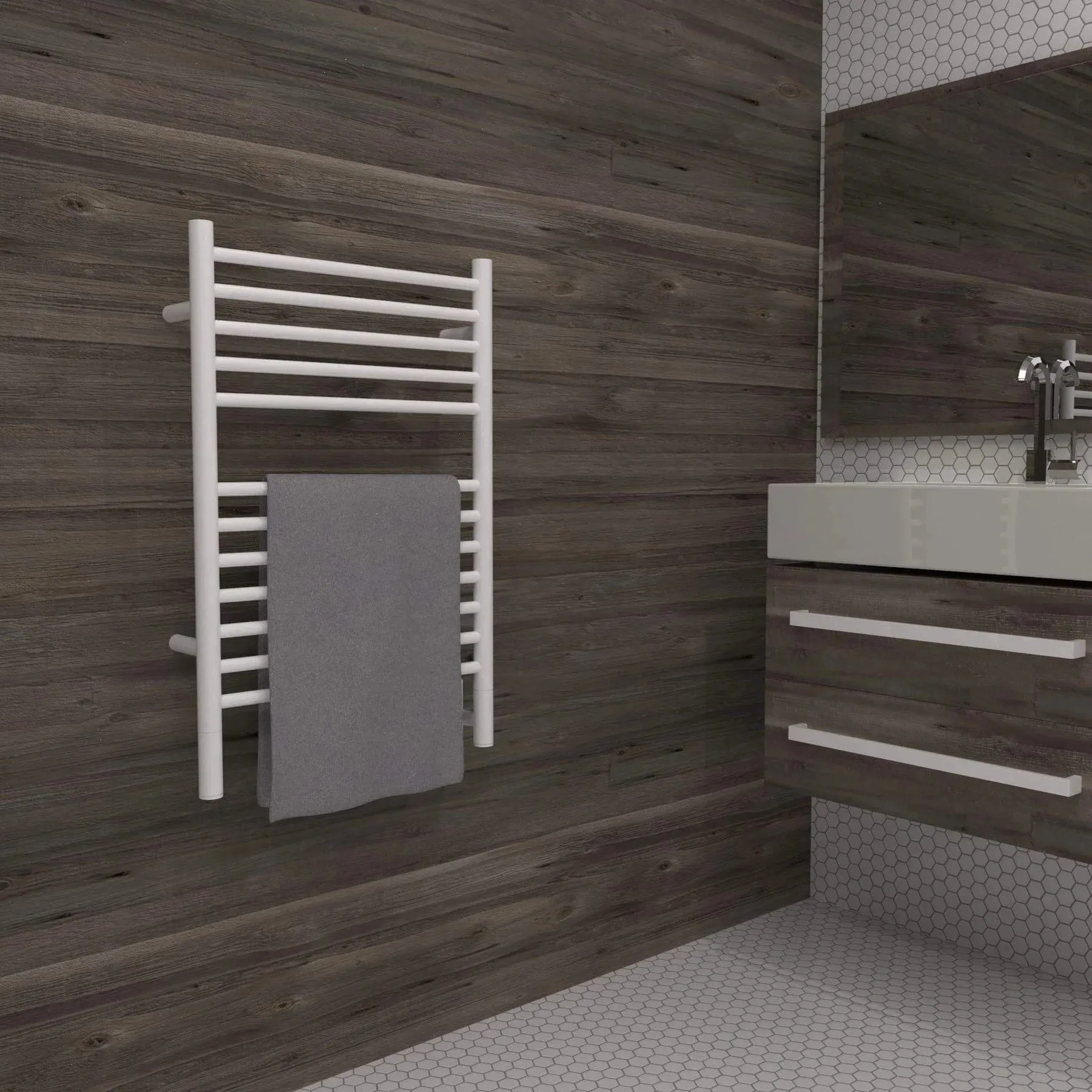 Amba - Jeeves Collection - Model E Straight Towel Warmer