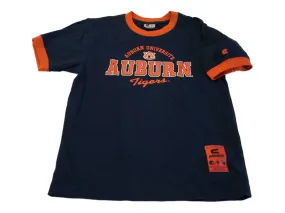 Auburn Tigers Colosseum YOUTH Boys 16-18 Navy Ringed Neck T-Shirt (L)