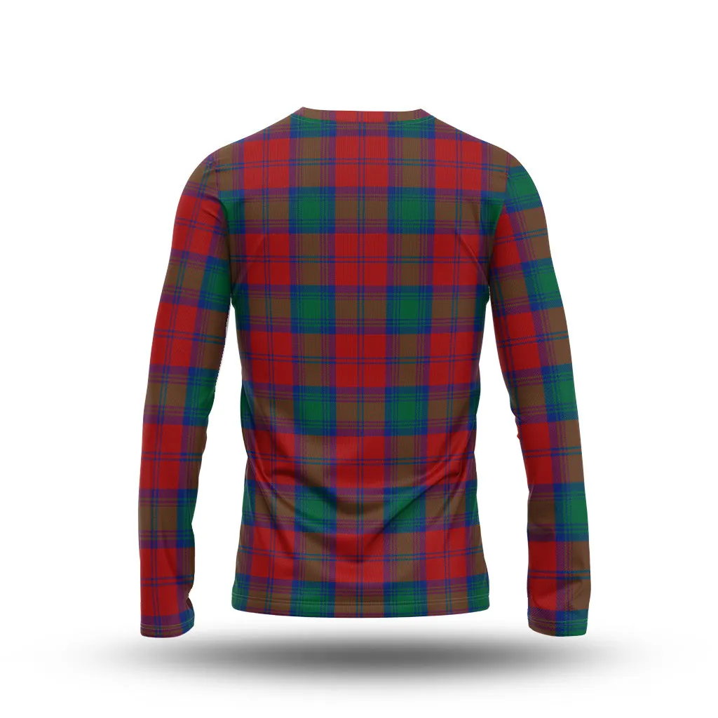 Auchinleck (Affleck) Tartan Long Sleeve T-Shirt with Family Crest