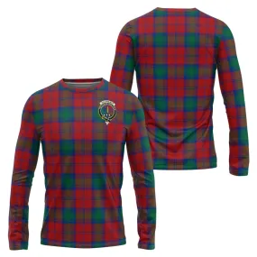 Auchinleck (Affleck) Tartan Long Sleeve T-Shirt with Family Crest