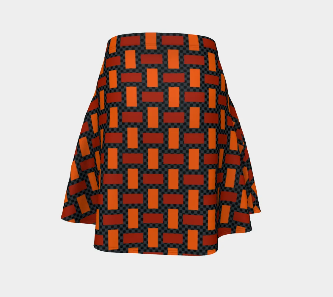 Autumn Figures Flare Skirt