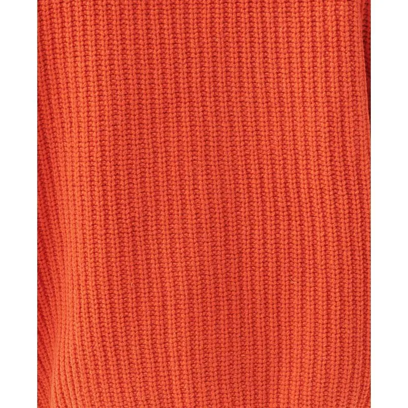 Barbour Hartley Ladies Knit - Pumpkin