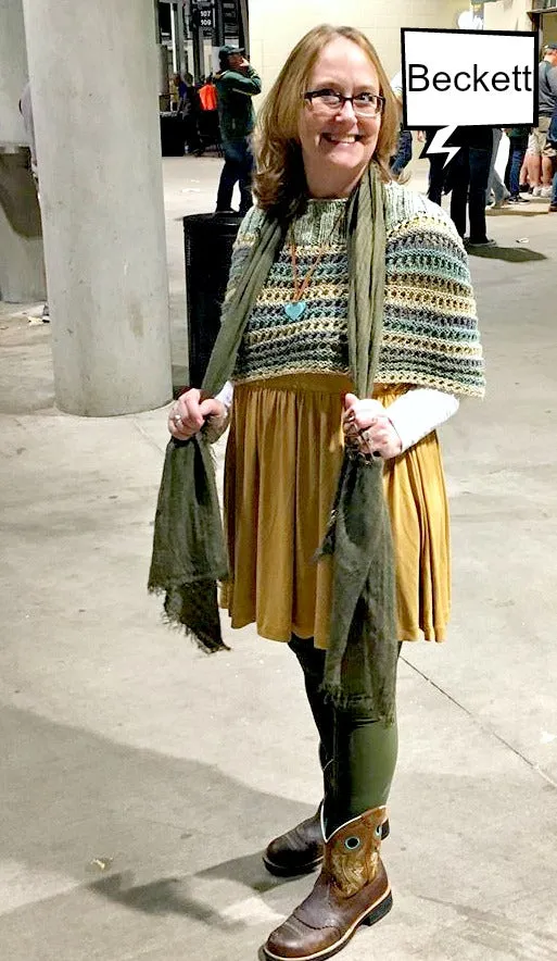 Beckett poncho pattern