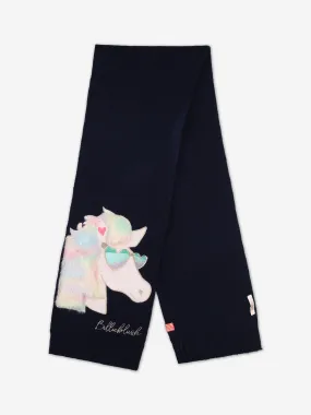 Billieblush Girls Pegasus Scarf in Navy