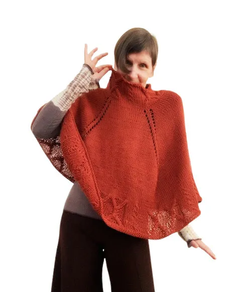 Binault poncho, knit kit