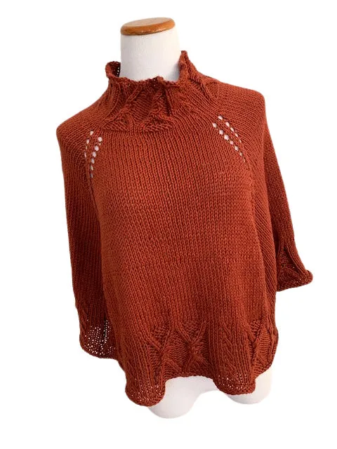 Binault poncho, knit kit