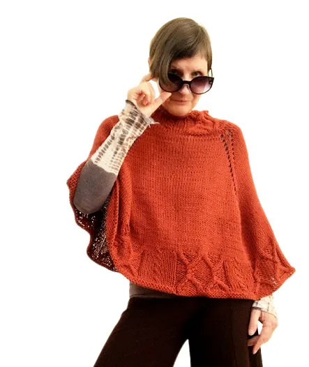 Binault poncho, knit kit