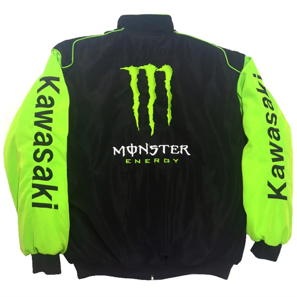 Black/Green Kawasaki Vintage Racing Jacket