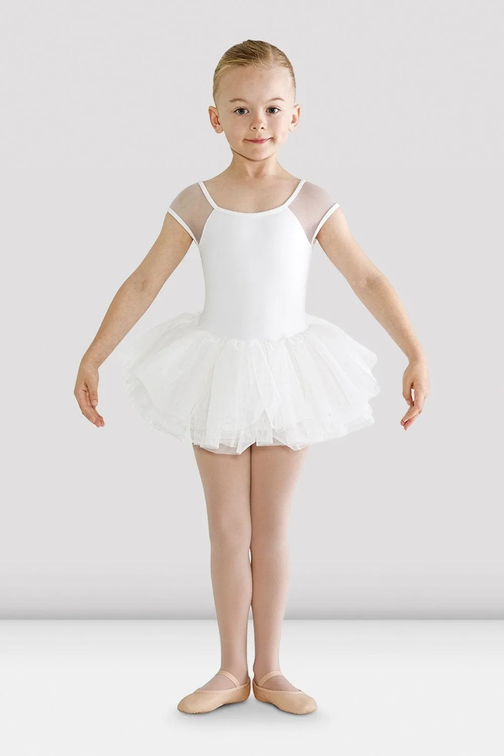 Bloch CL5562 Hanami Cap Sleeve Leotard with Tutu Skirt (Child)