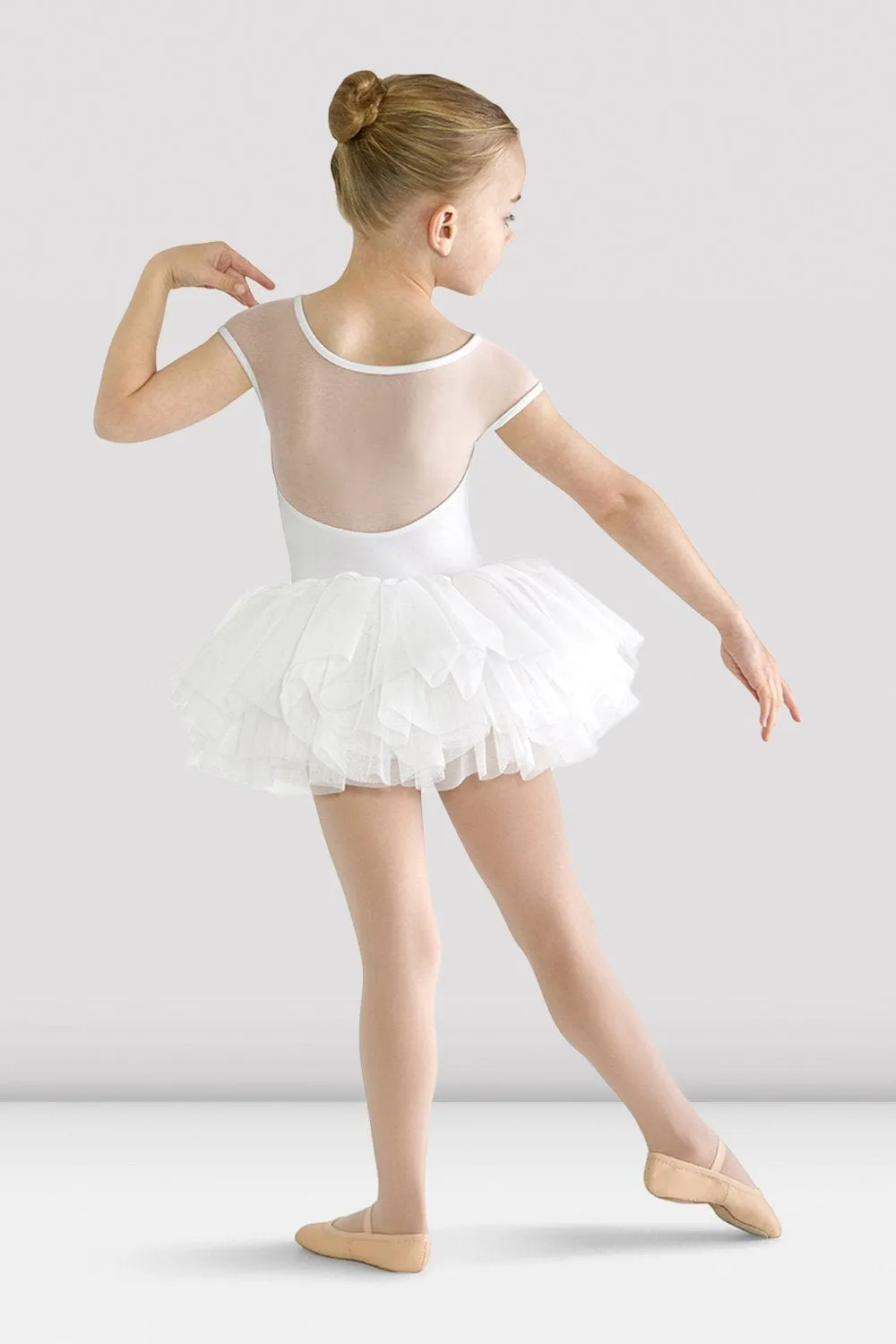 Bloch CL5562 Hanami Cap Sleeve Leotard with Tutu Skirt (Child)