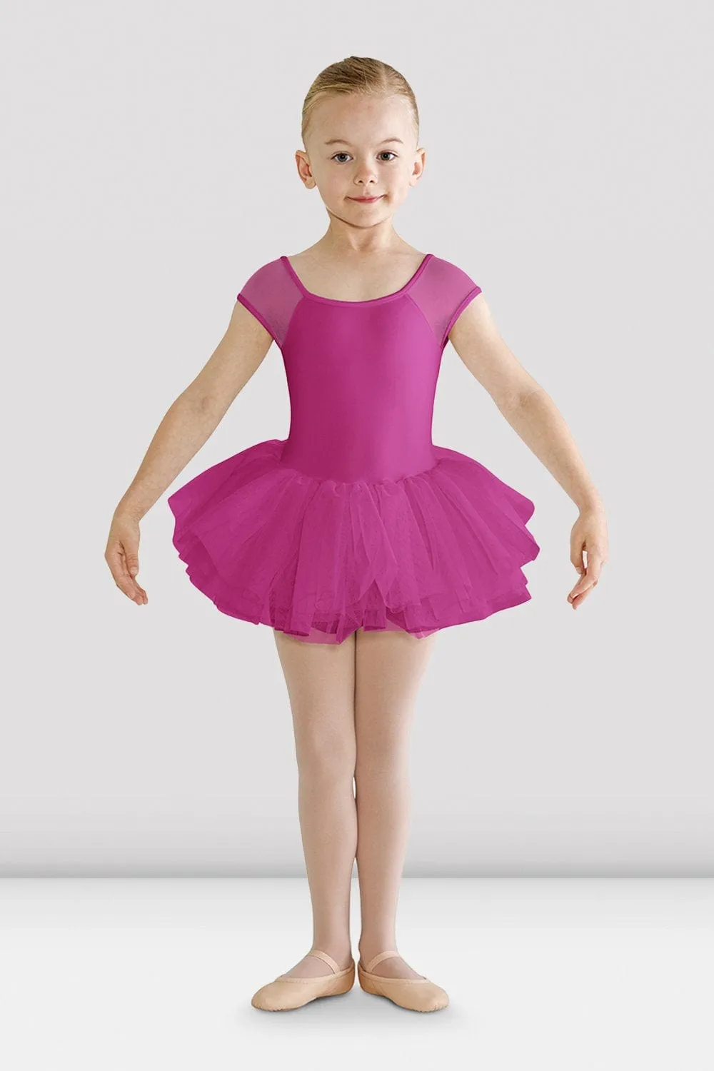 Bloch CL5562 Hanami Cap Sleeve Leotard with Tutu Skirt (Child)