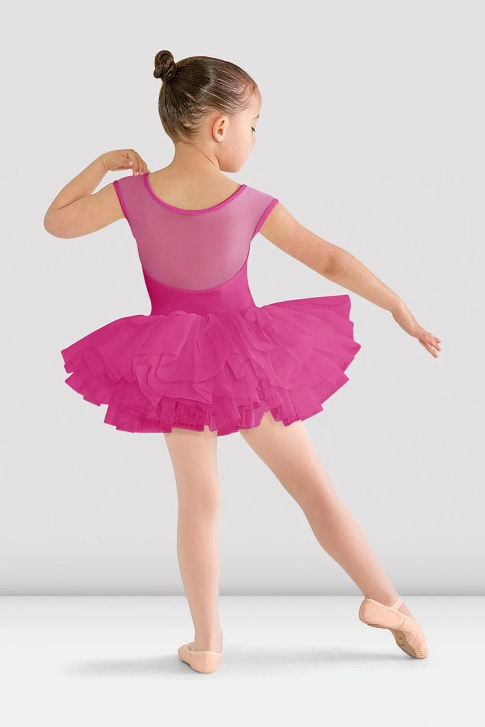 Bloch CL5562 Hanami Cap Sleeve Leotard with Tutu Skirt (Child)