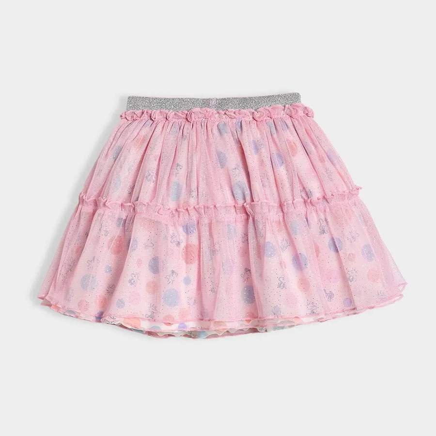 Bloom Pink Top & Skirt Co-Ord Set