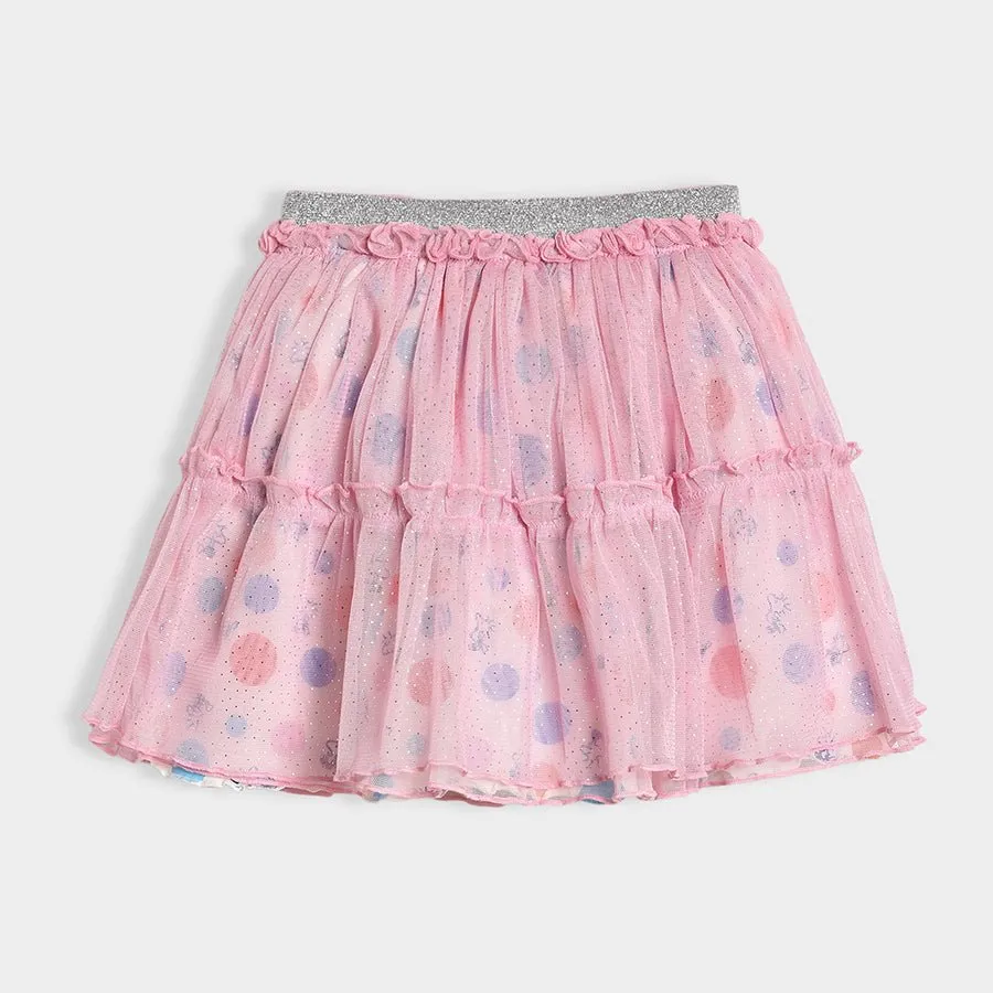 Bloom Pink Top & Skirt Co-Ord Set