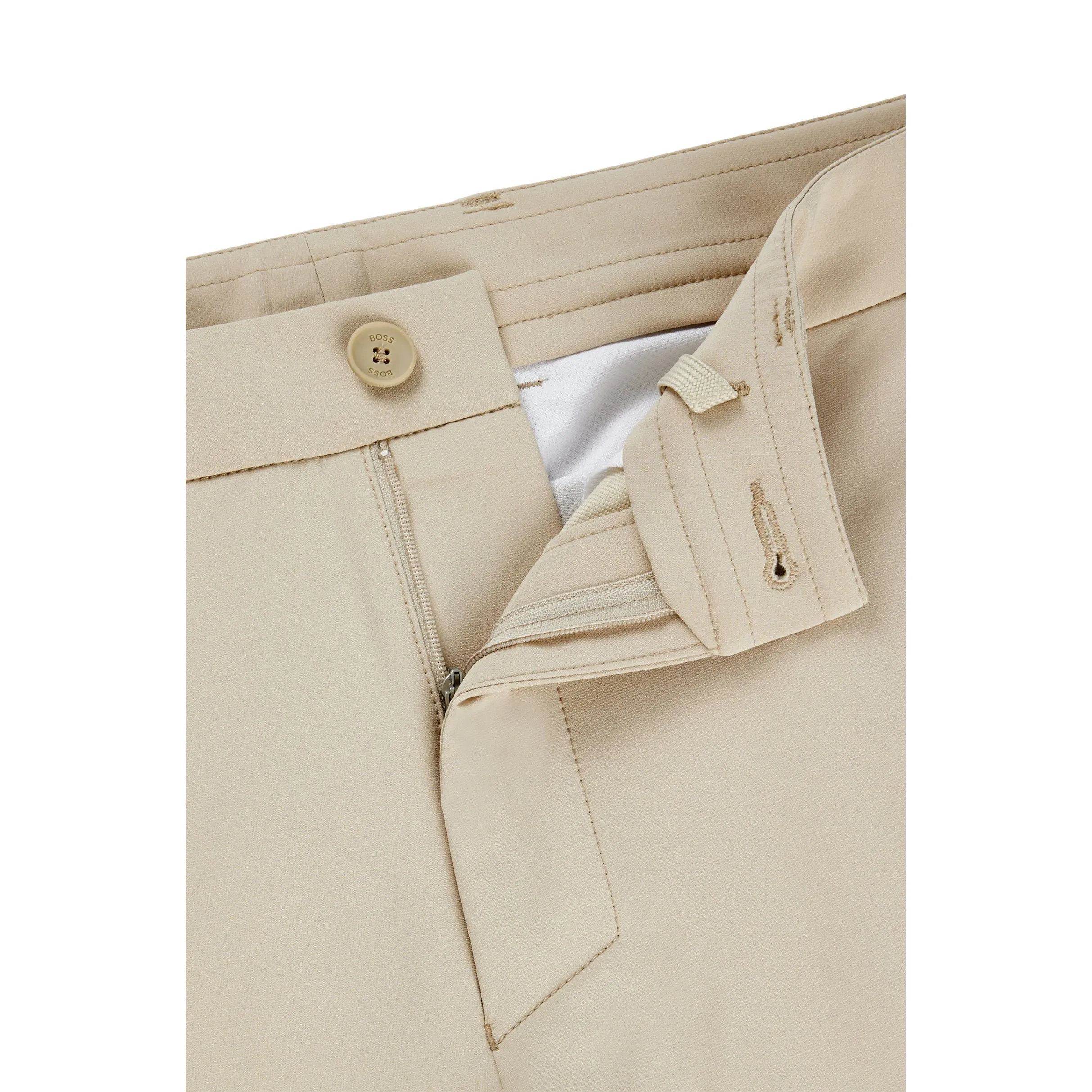 Boss Communter Slim Fit Golf Chino - Medium Beige