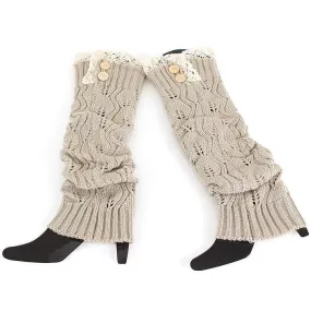 BT264X105LB Fashion Crochet Long Boot Cuffs/Leg Warmers