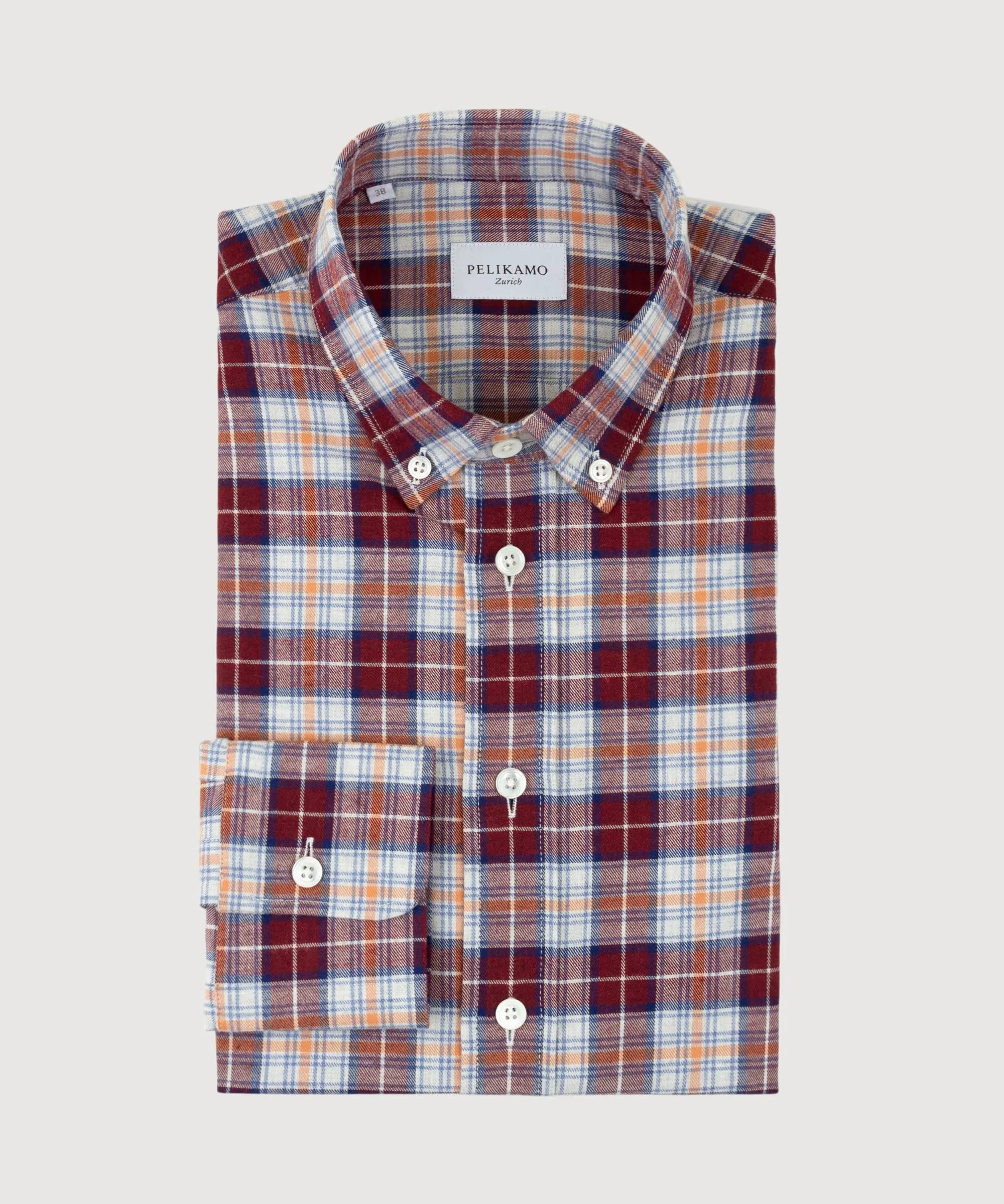 Button Down Flannel Check Shirt