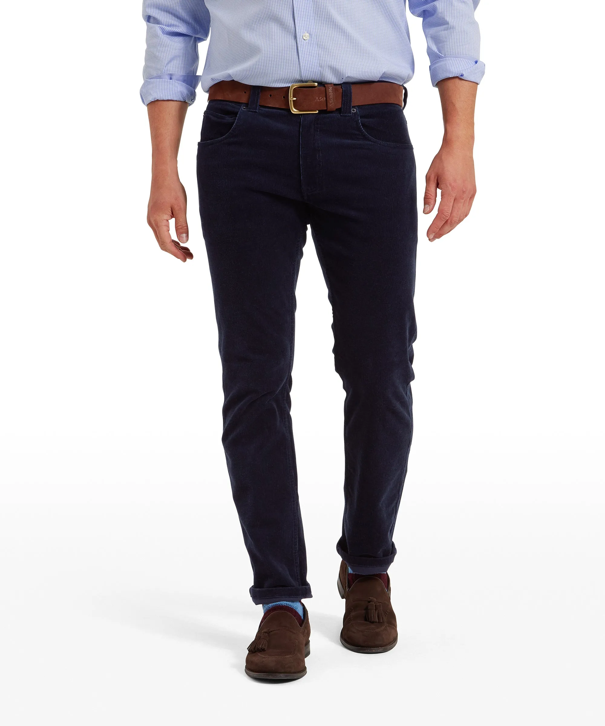 Camden Cord Trousers - Navy