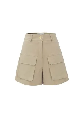 Cargo Pocket Pants Beige