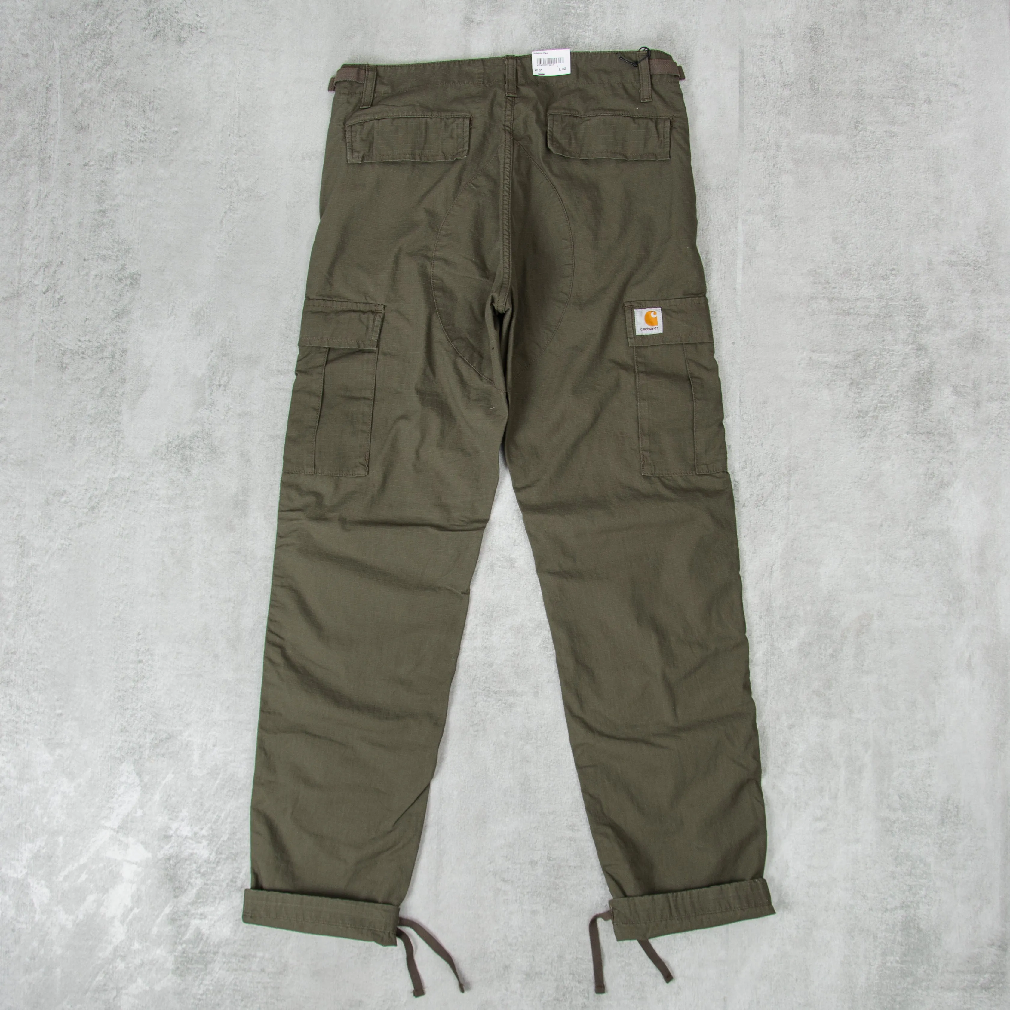 Carhartt WIP Aviation Cargo Pant - Cypress Rinsed