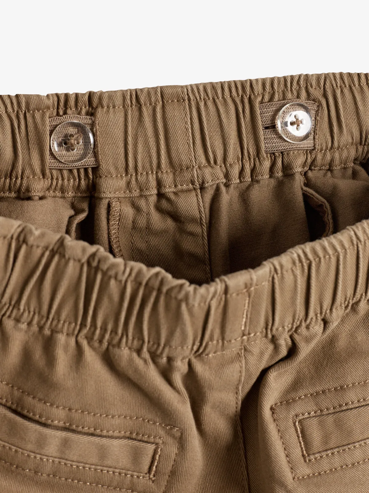 Casual Pull-on Chinos - Kids - Walnut