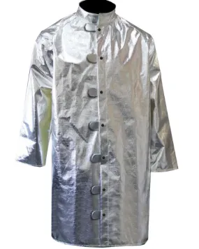 Chicago Protective Apparel 602-ABF 7oz Aluminized Basofil Ripstop Jacket | Free Shipping and No Sales Tax