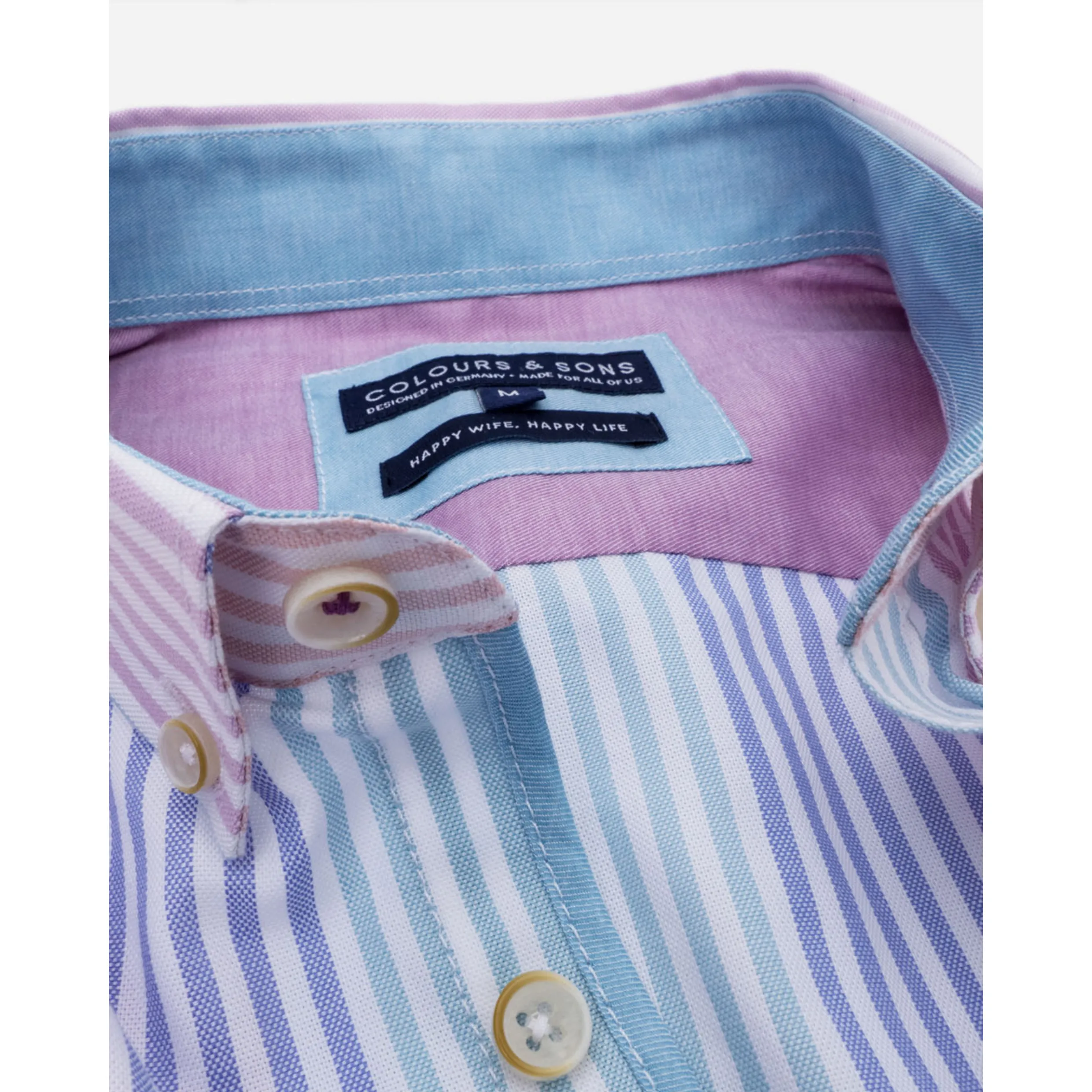 Colours And Sons Oxford Stripe Shirt