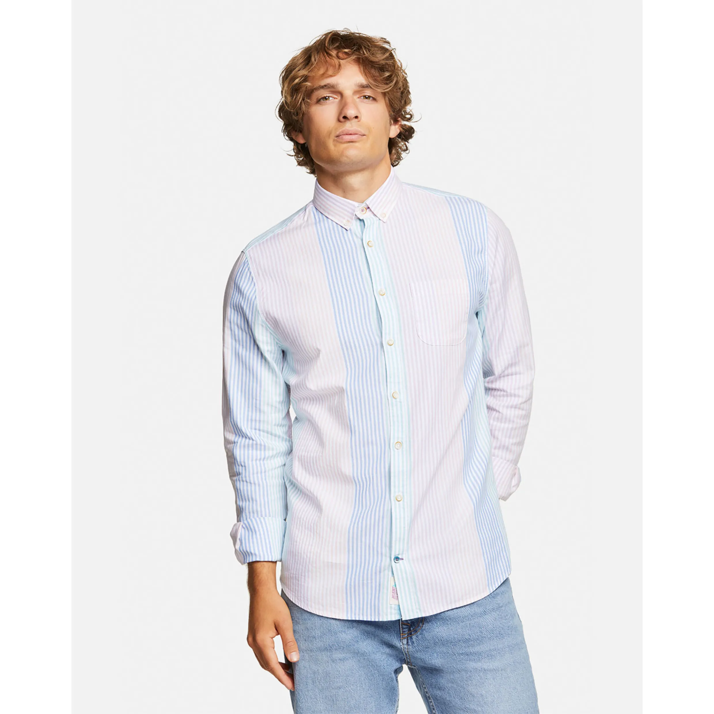 Colours And Sons Oxford Stripe Shirt