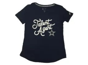 Dallas Cowboys Nike Women Navy & White "Talent Agent" Short Sleeve T-Shirt (M)