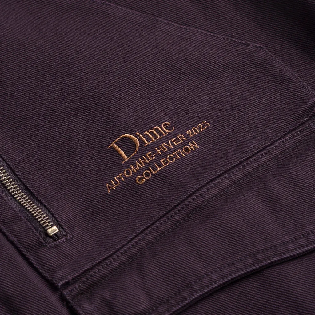 Dime - Tom Bomber Jacket (Plum) *SALE