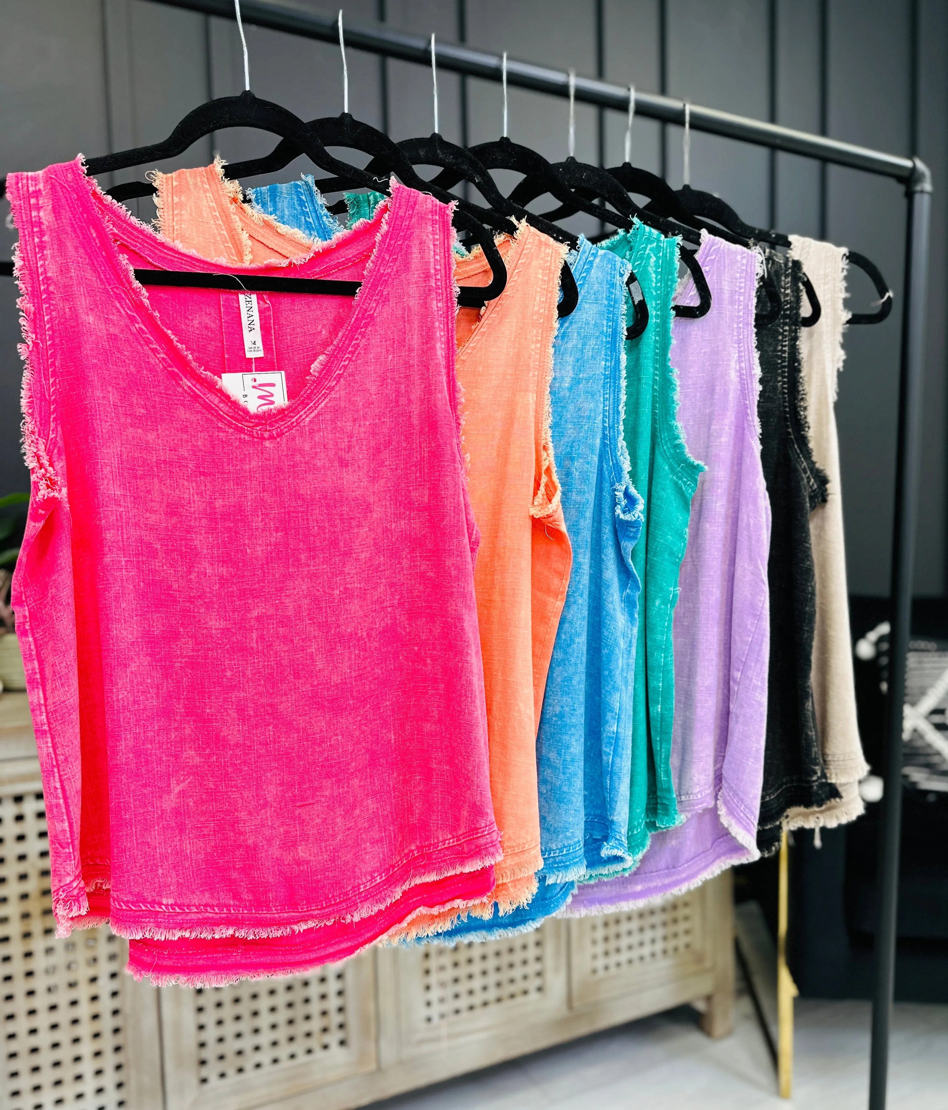 DOORBUSTER! My Perfect Escape Tank Top- Multiple Colors!