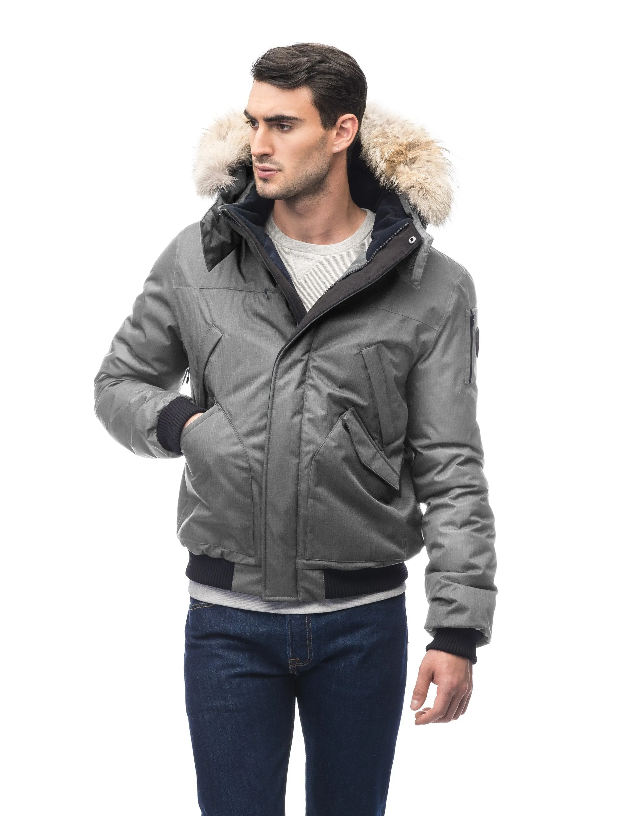 Dylan Men's Hooded Bomber Jacket