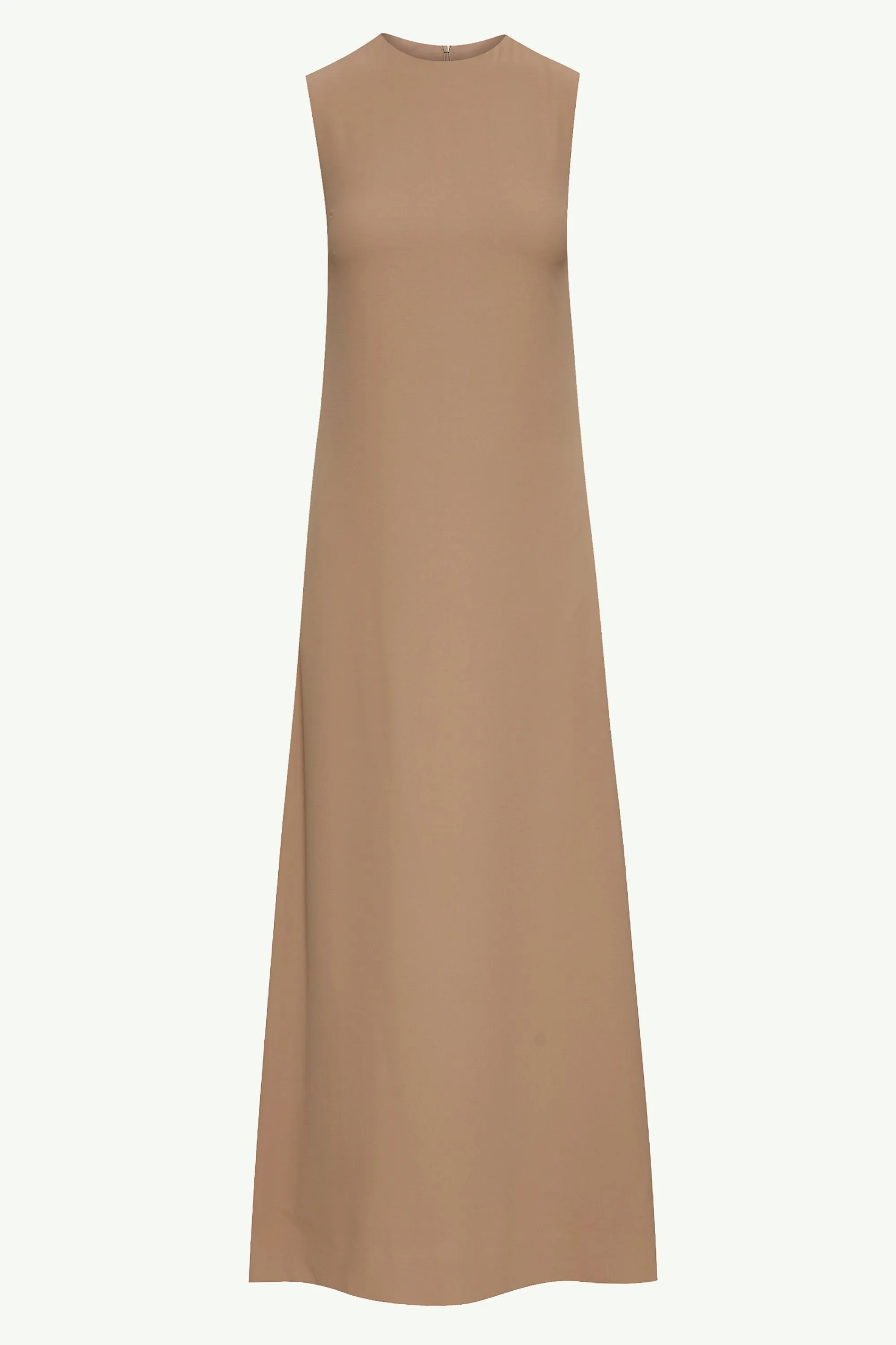 Essential Sleeveless Maxi Slip Dress - Caffe