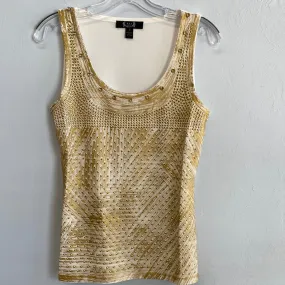 Foxy Tank Top-Gold